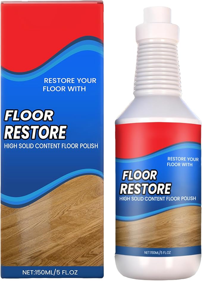 Floor Restore Cleaner - Floor Restorer & Polish for Tile, Shine Wood, Laminate, Vinyl, Bamboo - Flooring Protection Agent (1 pcs)