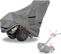 Okcool Gas Rototiller Cover,Waterproof Heavy Duty 600D Rear Tine Tiller Cover, Universal Tiller Cover with Air Vent (Grey)