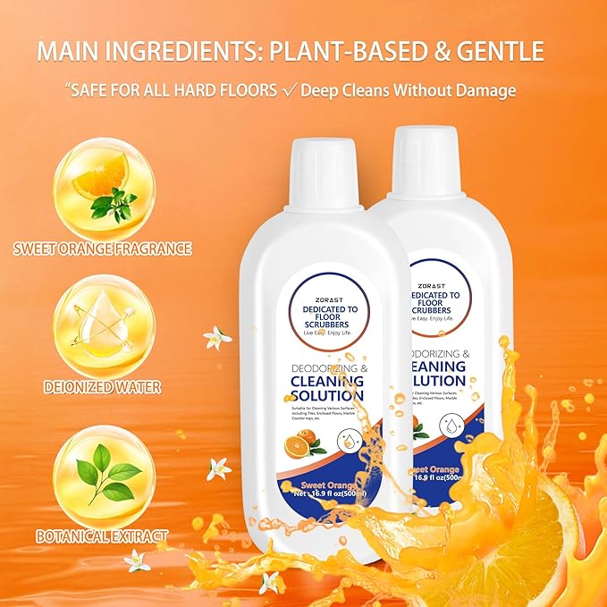 Floor Cleaning Solution Compatible With Tineco, Suitable With All Robot Vacuums with Mopping and Cordless Wet/Dry Vacuum Mop Cleaner