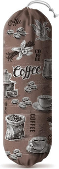 Hglian Grocery Plastic Bag Holder,Larger Plastic Bags Organizer Storage Keeper,Coffee Decor for Cafe Kitchen Coffee Corner