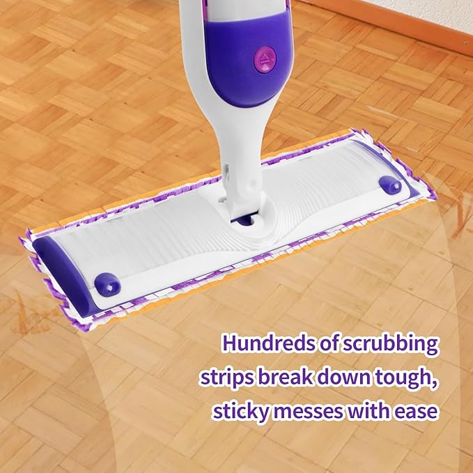 20 Pack Disposable Power Mop Pads for Swiffer Power Mop Pads, Compatible with Swiffer Power Mop Refills, Unscented Spray Replacement Floor Cleaning Refills for urface/Hardwood Floor Cleaning