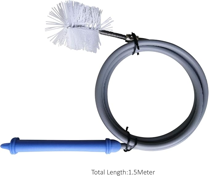 59 Inch Drain Cleaner Brush, Pipe Cleaner Clog Remover for Cleaning Sink, Bathtub,kitchen, AC Pipe,Shower Drain