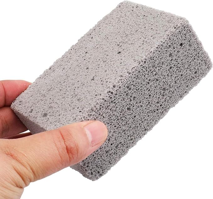 Reusable Grill Cleaning Brick for BBQ and Griddle - Effective Pumice Stones Foam Glass Cleaner with Safe Material - Multifunctional Kitchen Tool for Grease Removal and Rust