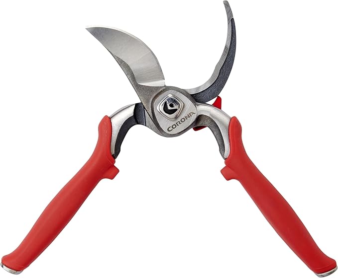 Corona Tools DualCUT Forged Steel Bypass Hand Pruner – 1″ Cutting Capacity Garden Pruning Shears for Branch & Stem Cutting