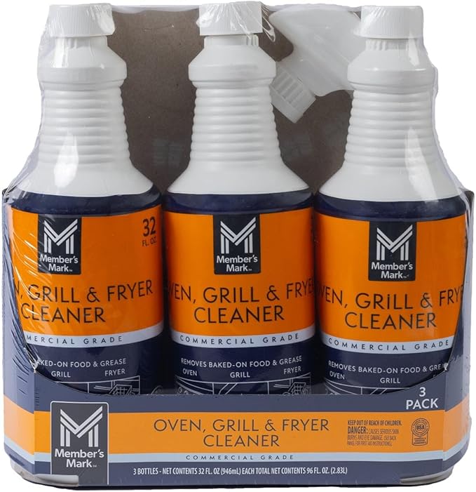 Commercial Oven, Grill and Fryer Cleaner, 32 oz., 3 pk.