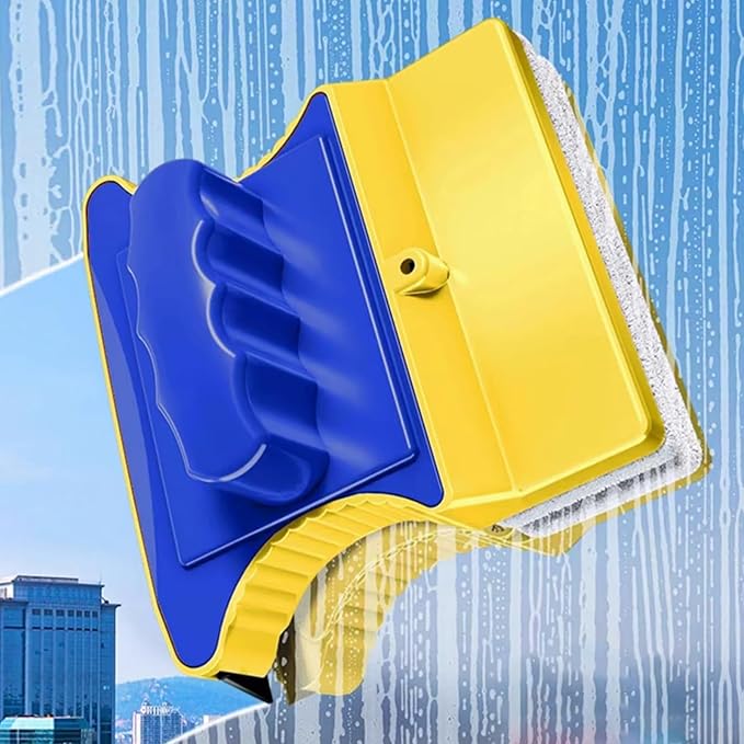 Double Sided Magnetic Window Cleaner Window Glass Wiper Cleaning Tool Magnetic Glider Washing Brush Equipment for High- Rise Single Glazed