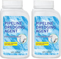Pipeline Dredging Agent, Powerful Pipe Dredging Agent Powder, Drain Clog Remover, Toilet Cleaner, Sink and Drain Pipe Unclogging for Kitchen Toilet (2)
