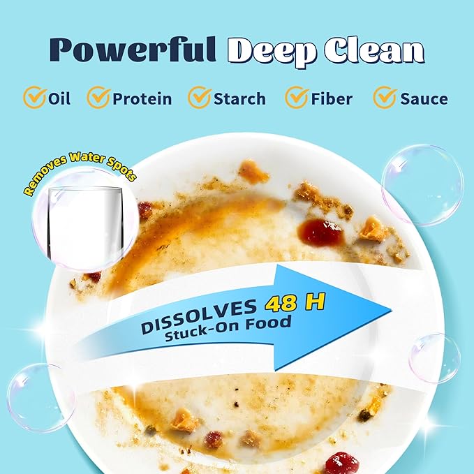 Dishwasher Detergent Powder + Booster, 90 Loads | Plastic-Free, Eco-Friendly Dishwasher Soap – Pods Alternative, Concentrated Plant-Based Enzymes – Cuts Grease & Grime, No Water Spots (Fragrance-Free)