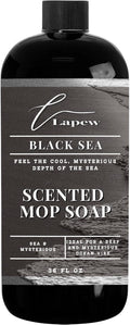 Lapew Black Sea Scented Mop Soap - Luxury Floor Cleaner Concentrate for Mopping Tile, Laminate, Vinyl & Hardwood | Streak-Free, Low-Foam | 36 oz
