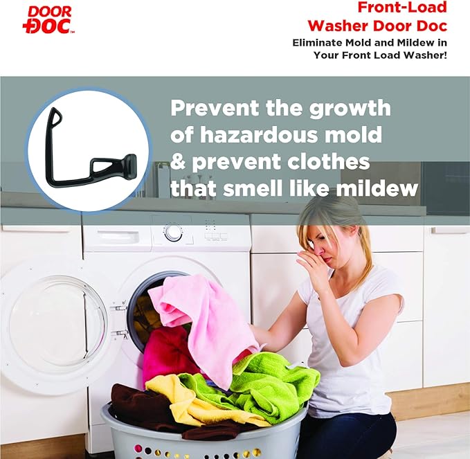 Door-Doc. Your washing machine NEEDS this, your family deserves fresh laundry, free of odor causing moisture! Stop washer odors for GOOD Simple fix for an enormous issue