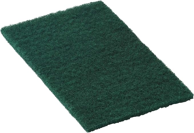 Americo #90-96 Kitchen Scour Pad, Medium Duty Scouring Pads for Pots and Pans, 6" x 9", Green, 60 per case (6 Bags of 10)