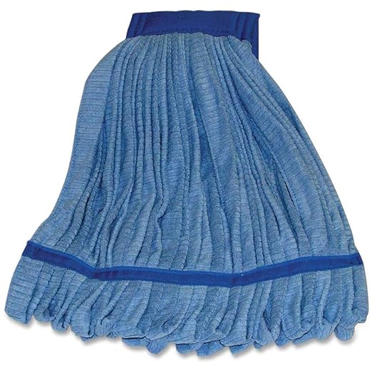 Genuine Joe - GJO47539 Blue Microfiber Wet Mophead Refill