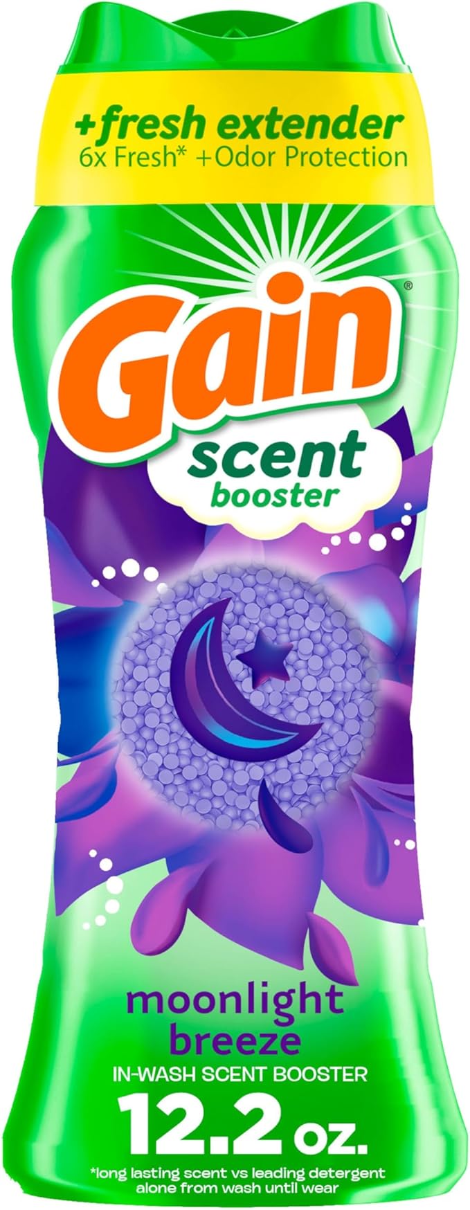 Gain In-Wash Laundry Scent Booster, Moonlight Breeze Scent, 12.2 OZ, Fresh Extender + Odor Protection