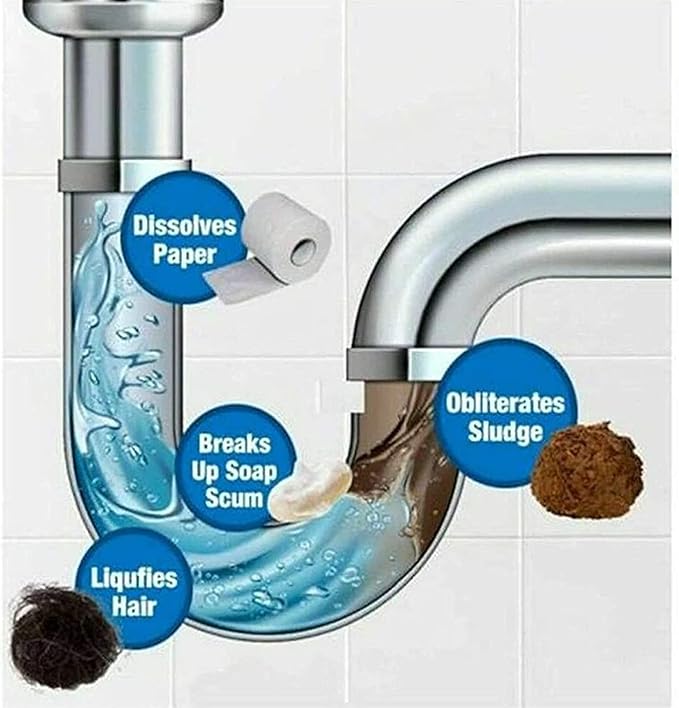 World Tornado Sink Drain Cleaner, Wild Tornado Pipe Dredge Deodorant, Powerful Sink and Drain Cleaner Pipe Cleaner, Fast Foaming Drains Cleaner for Kitchen and Pipes Cleaning Tool (4pcs)
