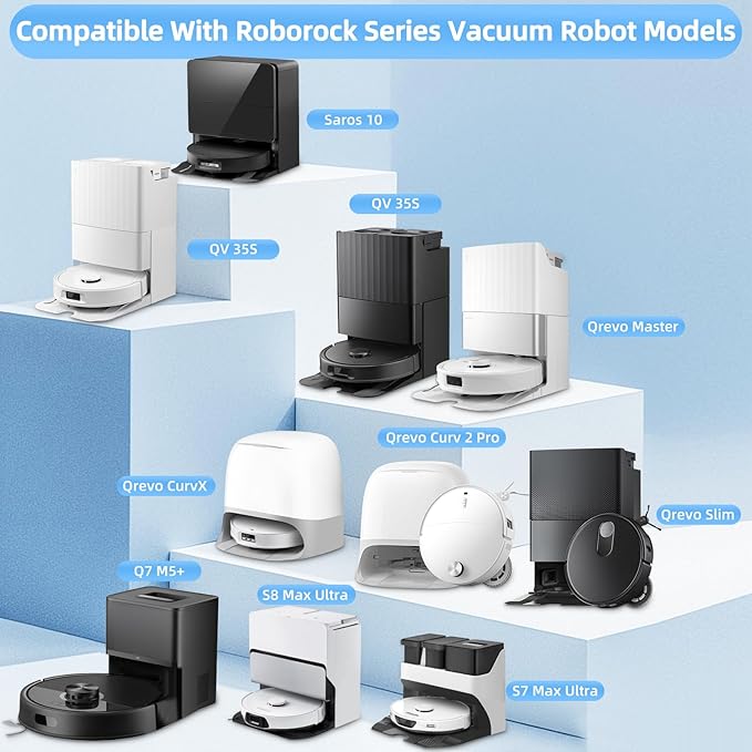 1000 ml Floor Cleaning Solution for Roborock Qrevo / QV 35A / QV 35S / Saros 10 / Saros 10R / Saros Z70 / S8 / S7 / Q10 / Q8 / Q7 / Q5 Pro / F25 Series Vacuum Robot, Vacuum Cleaner Detergent Refill