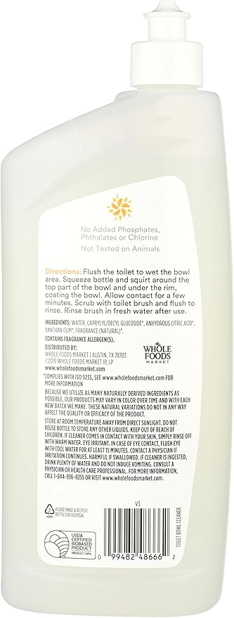 365 by Whole Foods Market, Toilet Bowl Cleaner, Citrus Scent, 24 Fl Oz