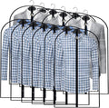Garment Bags for Hanging Clothes (Set of 12) Suit Cover Travel Garment Bag for Closet Clothes Storage Bag Plastic Suit Bags for Closet Storage Bag with Zipper for Coats, Jackets, Shirts