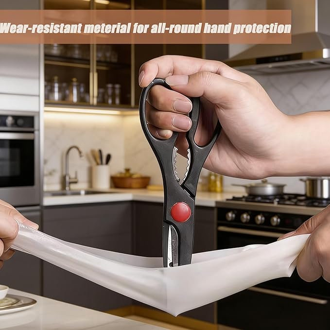 Dishwashing Cleaning Gloves Tear-Resistant Rubber Household Cleaning Gloves with Long Elastic Cuffs for Chores