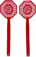 Made in USA Fly Swatter - 2 Pack – Heavy Duty Plastic Flyswatters for Indoor & Outdoor Use