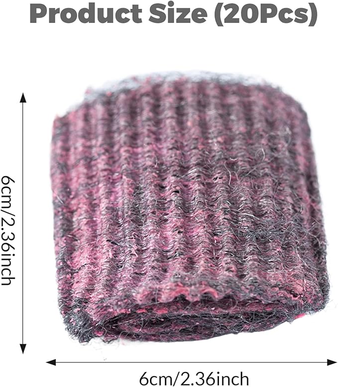 20Pcs Steel Wool Soap Pads Steel Wool Scrubber Non Scratch Soap Pads Effective Clean Metal Scouring Pads for Cleaning Pots, Pans, Ovens Tough Kitchen Grease., Pink