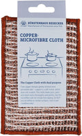 Redecker Copper Cleaning Cloth Dual-Sided Copper & Microfiber Kitchen Scrubber for Pots Pans Stove & Sink 1 Pack 5.7 x 4.1 in Made in Austria
