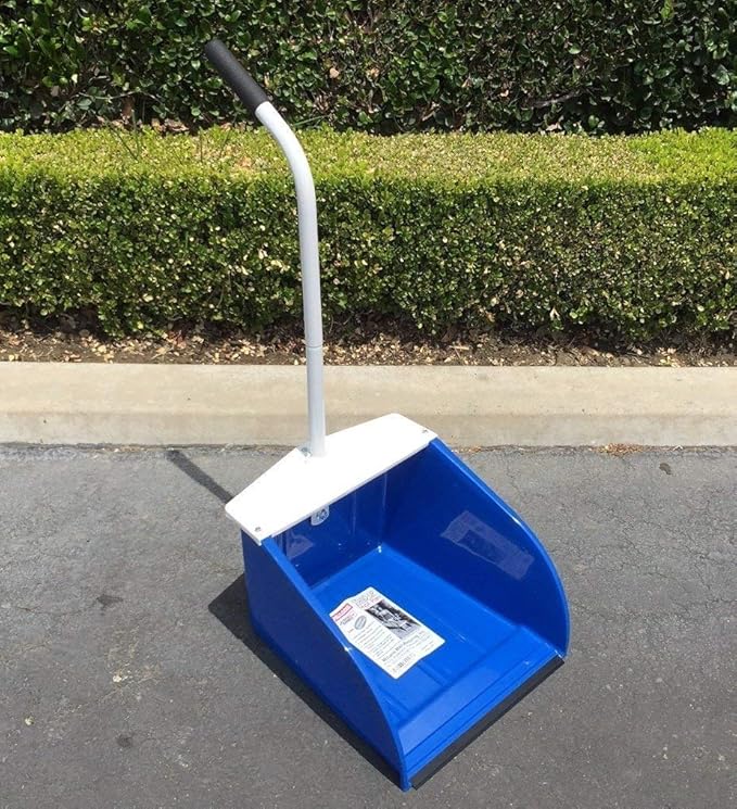 McLane Stand-Up Dust Pan, Indoor and Outdoor, Wide Mouth Dust Pan for Kitchen and Garage, (DP5)