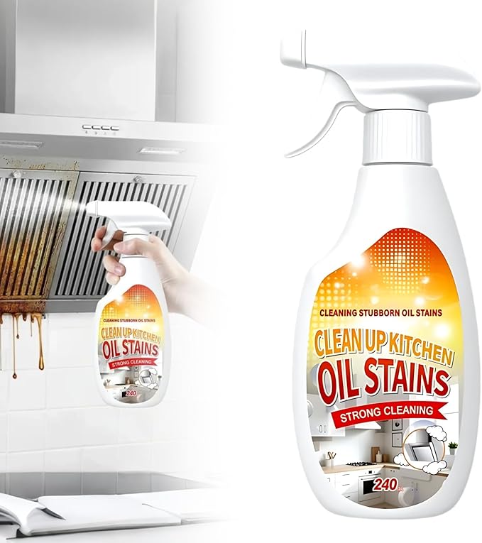 AIIONP Heavy Duty Degreaser, 2025 Upgraded Kitchen Cleaner, Multipurpose Oil Stain Remover for Restaurant Grill, Strong Cleaning Spray for Home Chef (1)