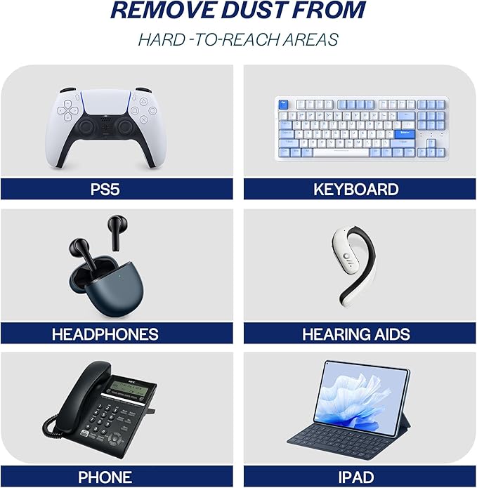 Compressed Air Duster Can for Electronics - 10oz Disposable Keyboard Cleaner Air Spray for Computer Cleaning