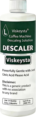 Gentle Descaling Compatible with Casabrews Coffee Machines, 500ml Bottle for 4 Uses