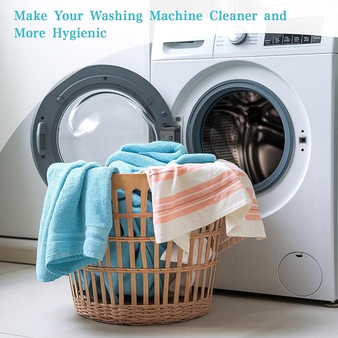 Washing Machine Cleaning Brush Kits Front Load Washer Scrub Cleaner Tools Accessories for Tight Spaces and Washing Machine Rubber Seals Tight Spaces and Washer Rubber Seal 6pcs