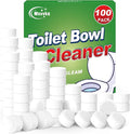 Toilet Bowl Cleaners, Bleach Tablets 100 PACK, Automatic Cleaner for Tank, Effectively Eliminate Limescale, Stains & Odor, Continuous Cleaning for Bathroom & Toilet