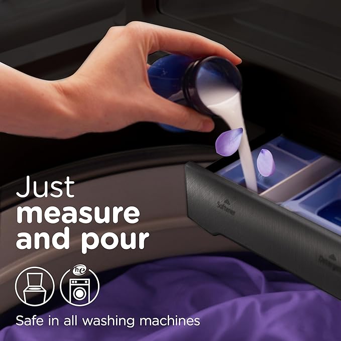Downy Ultra Soft Fabric Softener Liquid, Calm, Lavender and Vanilla Bean, 56 fl oz, 83 Loads