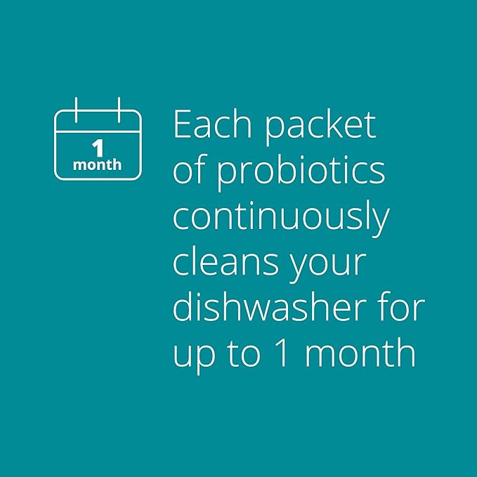 Smart Choice 10SCPROD02 Probiotic Dishwasher Cleaner, 6 Treatments