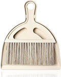 Mini Broom and Small Dustpan Brush - Hand Broom and Dustpan Set, Mini Dust pan and Brush Set, Small Dust pan for Cat Litter, Kitchen, Tables, Countertops, Cars, etc.