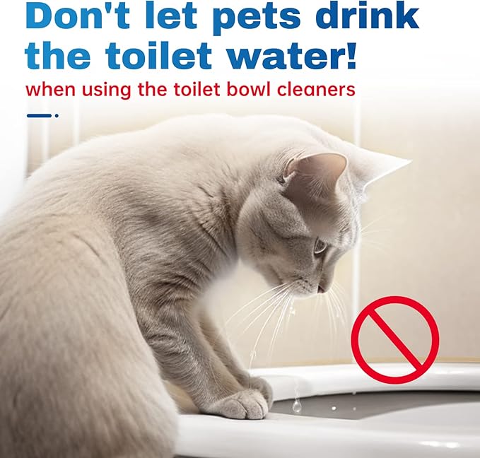 Vacplus Automatic Toilet Bowl Cleaner Tablets, Drop-In Tank Cleaner for Bathroom, Prevent Stains & Deodorize, Long-Lasting Cleaning Tabs, Easy-Use Freshener for Bowl & Tank, 100 Pack