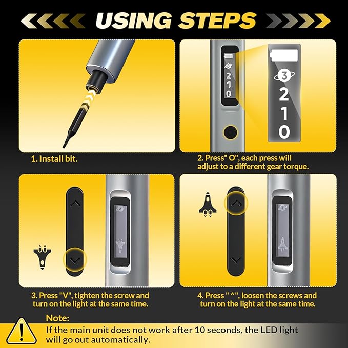 SAKER Electric Screwdriver Set - 57 in1 Mini Magnetic Precision Repair Tool Kit with Rechargeable Torque Screwdriver for Home DIY Furniture Electronics Repair & Gifts for Men