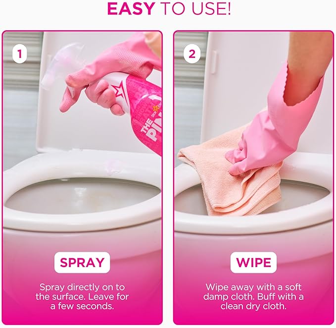 Stardrops - The Pink Stuff - The Miracle Bathroom Foam Cleaner 750ml 2-Pack Bundle