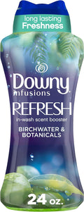 Downy Infusions In-Wash Laundry Scent Booster Beads, REFRESH, Botanical Florals and Birch Water Scent, 24 oz