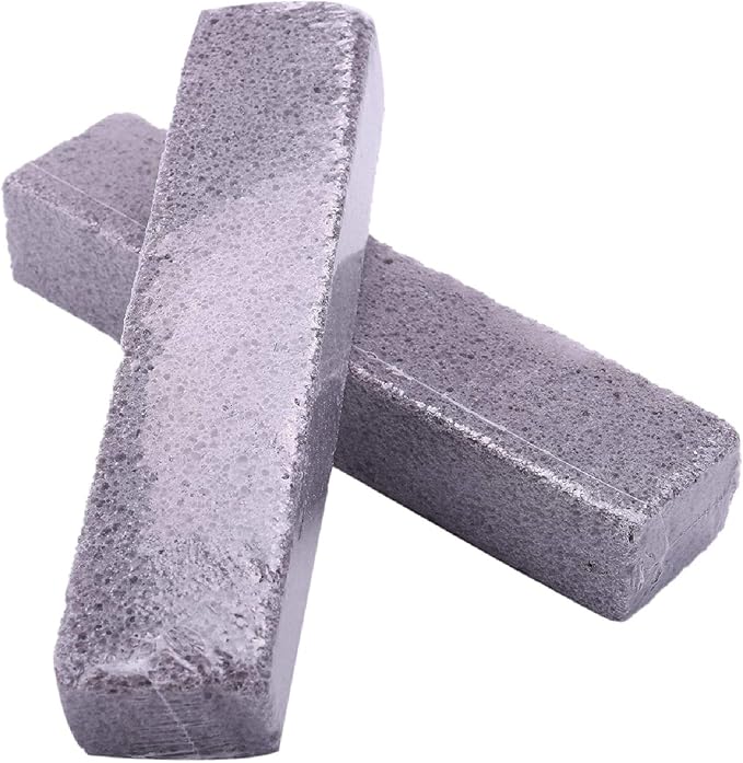 10 Pieces Pumice Sticks Pumice Scouring Pad for Cleaning Grey Pumice Stick Cleaner for Removing Toilet Bowl Ring Bath 5.9 X 1.4 X 0.9 Inch, Gray