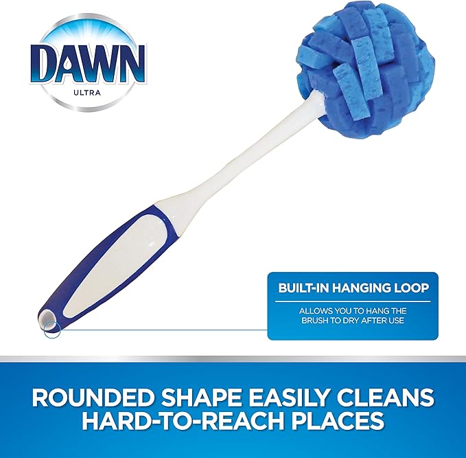 Dawn Ultra Puff Glassware and Dish Cleaning Brush (Pack of 2)