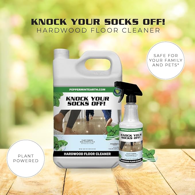 1 Gallon ‘Knock Your Socks Off!’ Hardwood Floor Cleaner