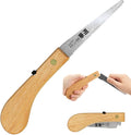 KAKURI Bonsai Saw Folding 4" for Bonsai and Ikebana Cutting, Japanese Pull Saw Razor Sharp Japanese Steel Blade, Mini Pocket Bonsai Pruning Saw for Branch, Foldable Wood Handle, Made in JAPAN