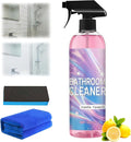 Bathroom Descaler Foam Cleaner,Powerful Pink Bathroom Cleaner Spray,Bathroom Descaler Cleaner,Stubborn Stains Cleaner,All-Purpose Bathrooms Descaler Foam Spray(300ml)