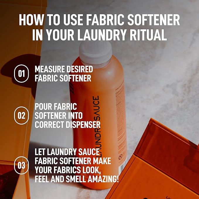 Laundry Sauce - 02 Sets of Luxury Scented Laundry Fabric Softener Bundle (Australian Sandalwood and Italian Bergamot), Premium Laundry Fabric Softener with High-End, Sophisticated Fragrances