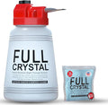 Full Crystal Window Cleaning Kit – 4 oz Glass Cleaner and Bottle with 27 ft Reach, Makes Up to 640 fl oz, Cleans Up to 20 Windows, Scrub-Free, Rinse-Free