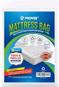 2 PK Twin XL/Twin Mattress Bags for Moving and Storage, Heavy-Duty 4 Mil Clear Plastic Mattress Cover for Moving, Super Thick Mattress Storage Bags