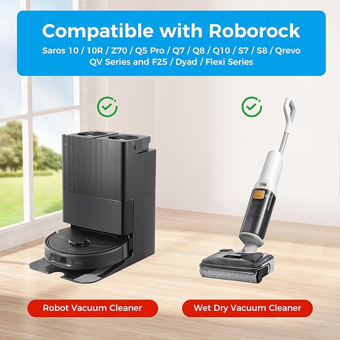 Floor Cleaning Solution Compatible with Roborock Robot Vacuum and Wet Dry Vacuum Cleaner, Deeply Cleans Various Hard Floors Without Leaving any Residue. 1L, 33.81 Fl Oz, Pomelo and Citrus Fragrance