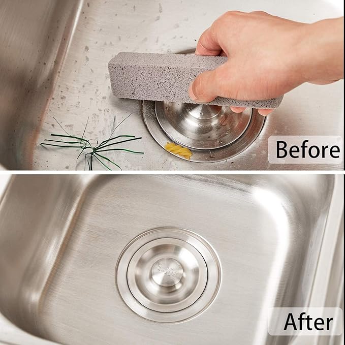 Chinco 30 Packs Pumice Stone for Cleaning, Scouring Pad Removing Stain Grime Without Leaving Scratches for Kitchen Oven Stove Home Bathroom Toilet Pool House Cleaning Supplies