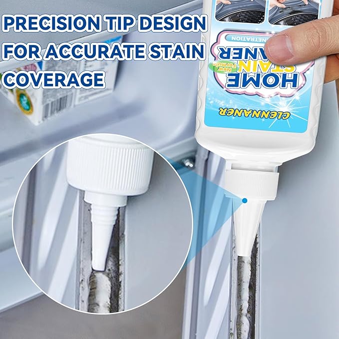 Home Cleaning Gel, 2 Pack Household Washing Machine Cleaner for Washing Machine, Refrigerator Strips, Grout Cleaner Best for Home Sink, Kitchen, Showers