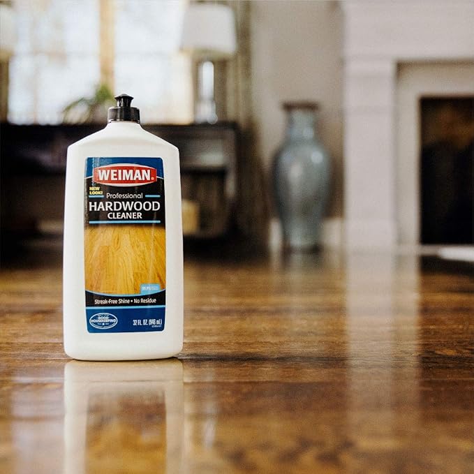 Weiman Hardwood Floor Cleaner – Surface Safe, No Harsh Scent, Safe for Use Around Kids and Pets, Residue Free – 27 oz. Trigger